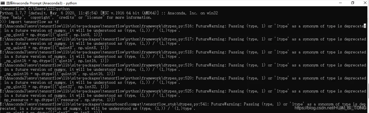 TensorFlow的安装（Anaconda+TensorFlow+PyCharm）_TensorFlow_08